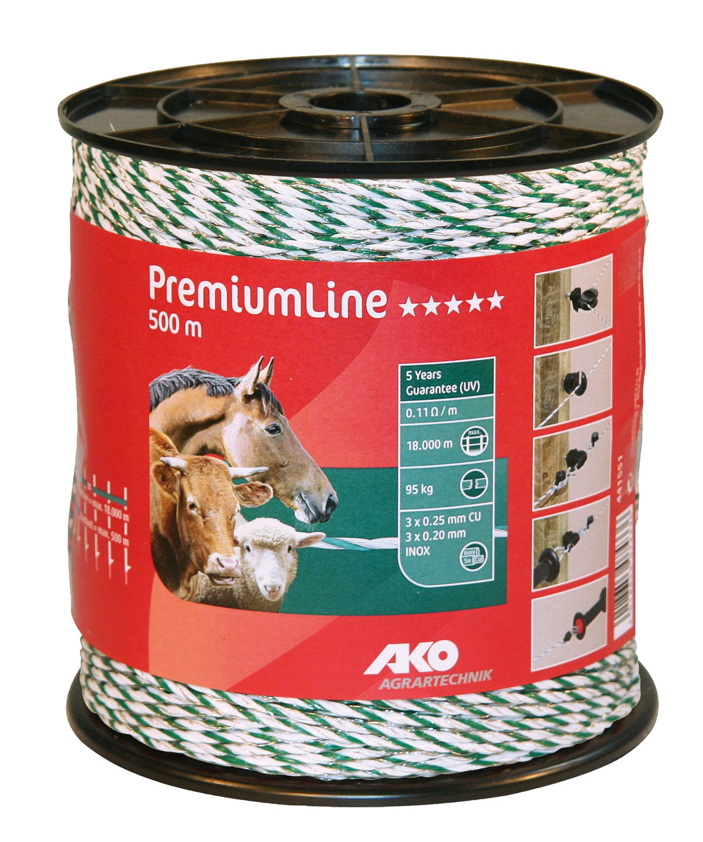 ŽICA PREMIUM zelena (95kg) - 500m