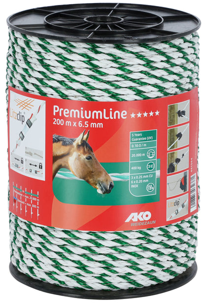 VRV PREMIUM zelena 6,5mm (400kg) - 200m