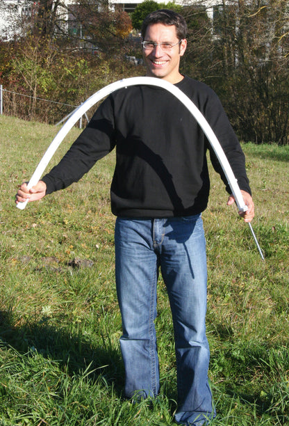 PALICA Titan 157cm z 12 izolatorji, dvojna peta (5kos)