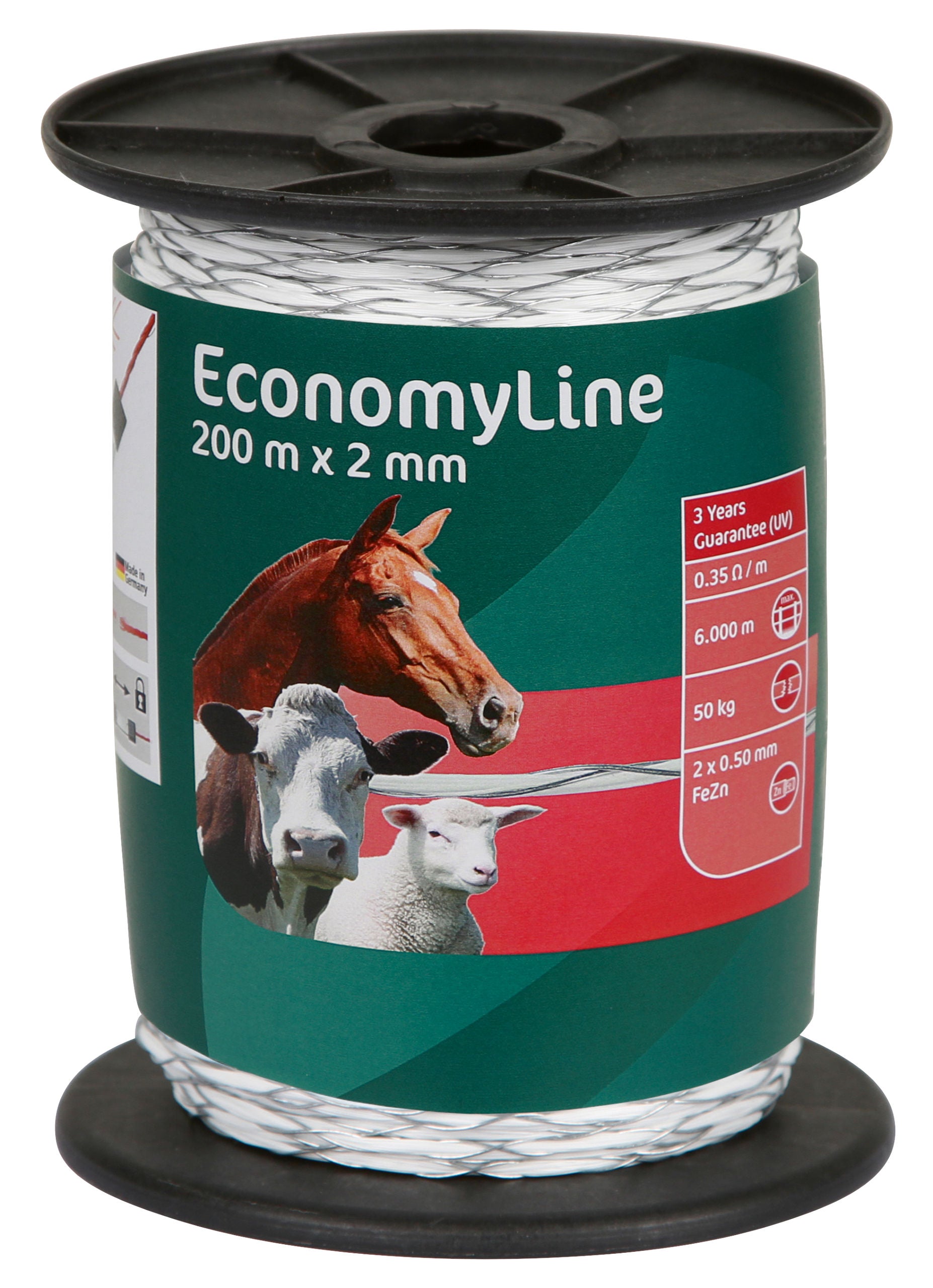 ŽICA ECONOMY Cross bela 2×0,50 (50kg) - 200m