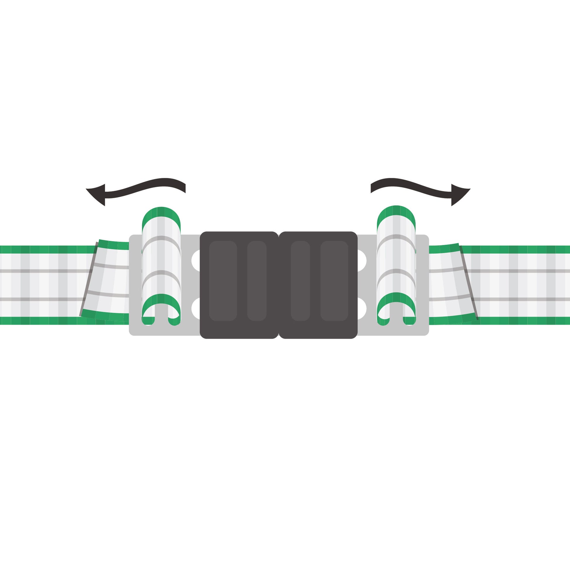 VEZICA za trak Litzclip inox 12,5mm (5kos/blister)