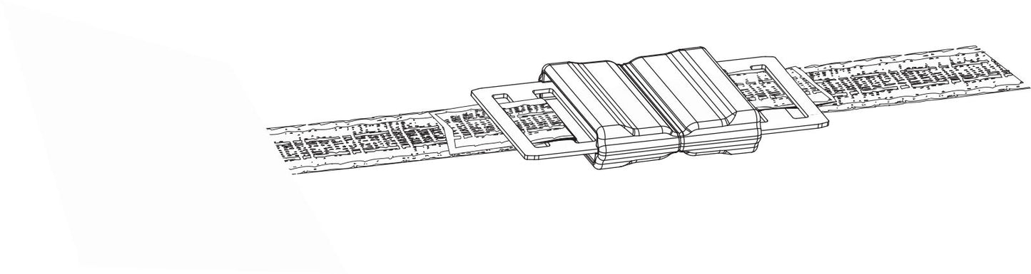 VEZICA za trak Litzclip inox 20mm (5kos)