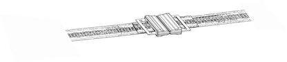 VEZICA za trak Litzclip inox 40mm (5kos)