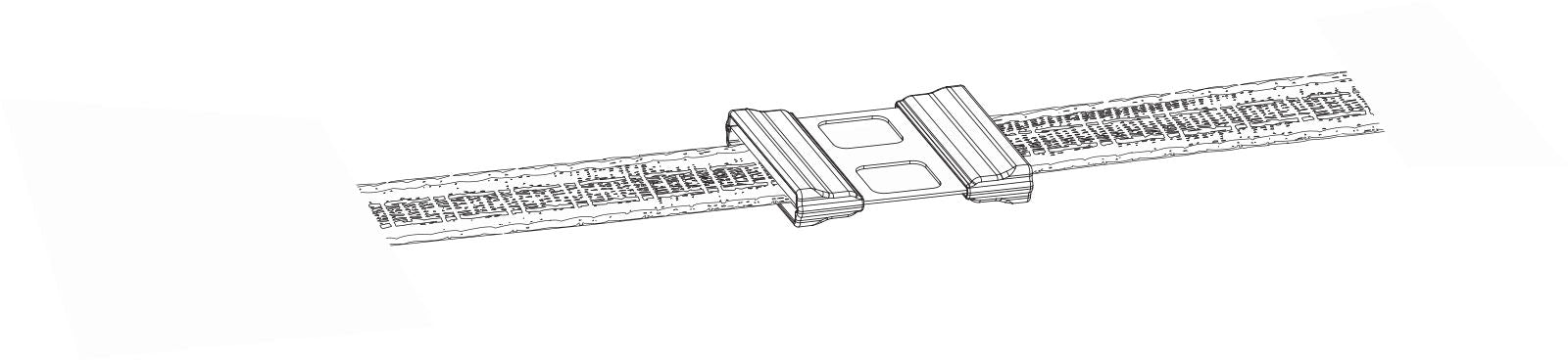 VEZICA za trak Litzclip inox 40mm (5kos)
