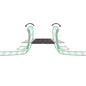 VEZ za vrata za trak Litzclip inox - 40mm (4kos/blister)
