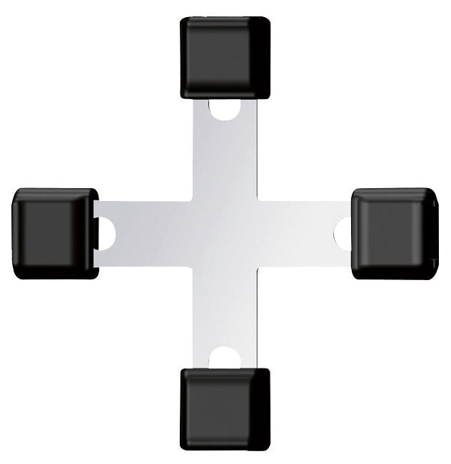 SPOJKA križna za pletenico Litzclip - do3mm (5kos)