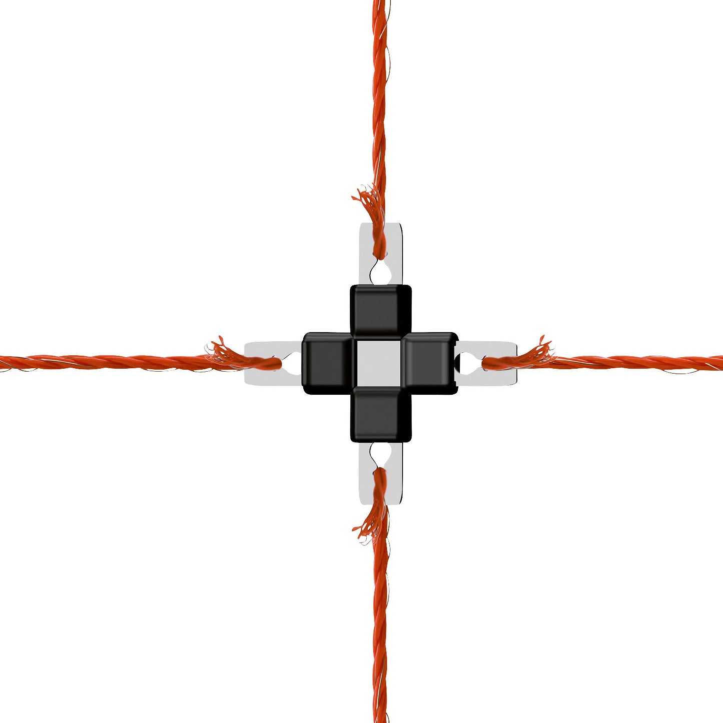 SPOJKA križna za pletenico Litzclip - do3mm (5kos)