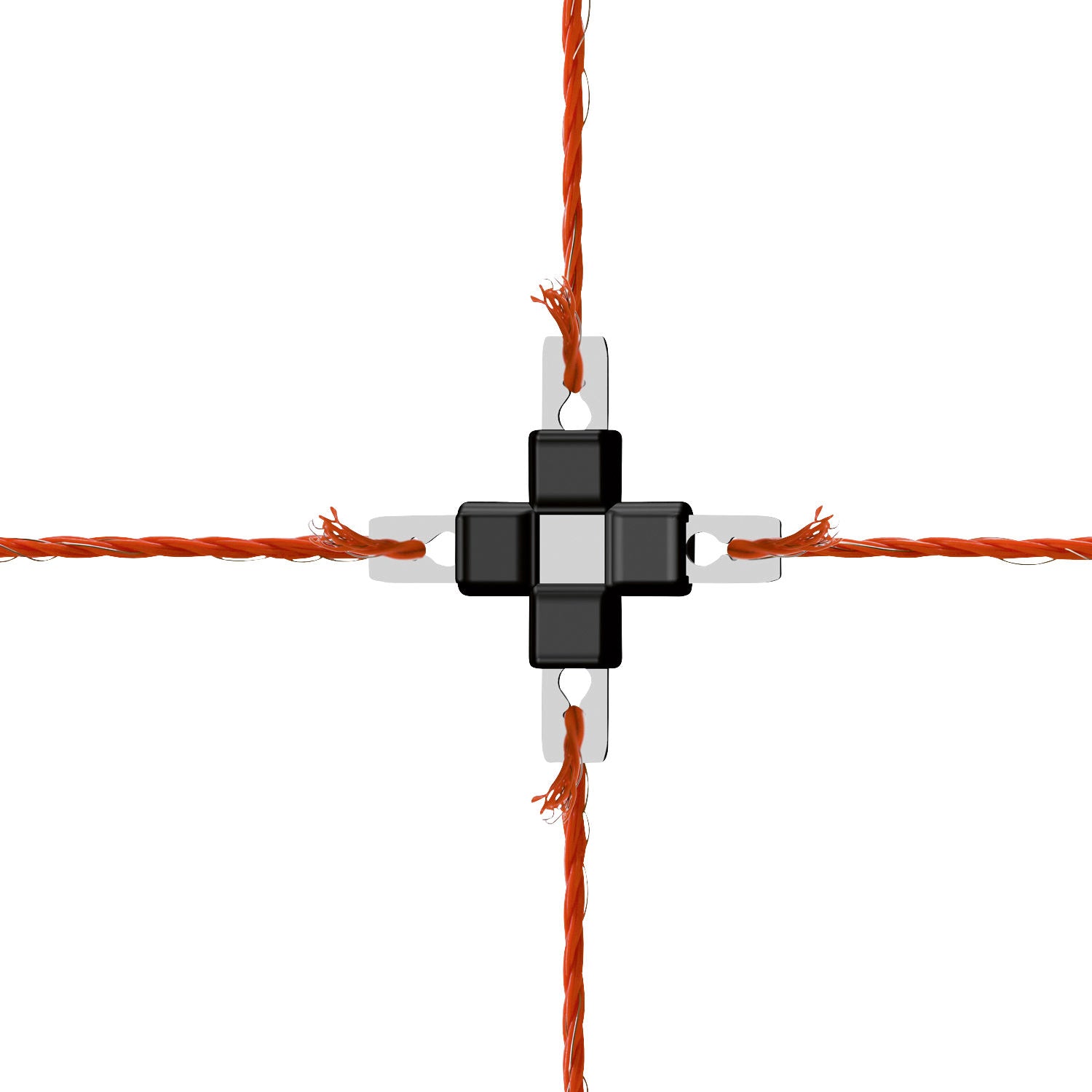 SPOJKA križna za pletenico Litzclip - do3mm (5kos)