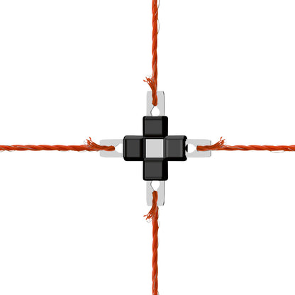 SPOJKA križna za pletenico Litzclip - do3mm (5kos)