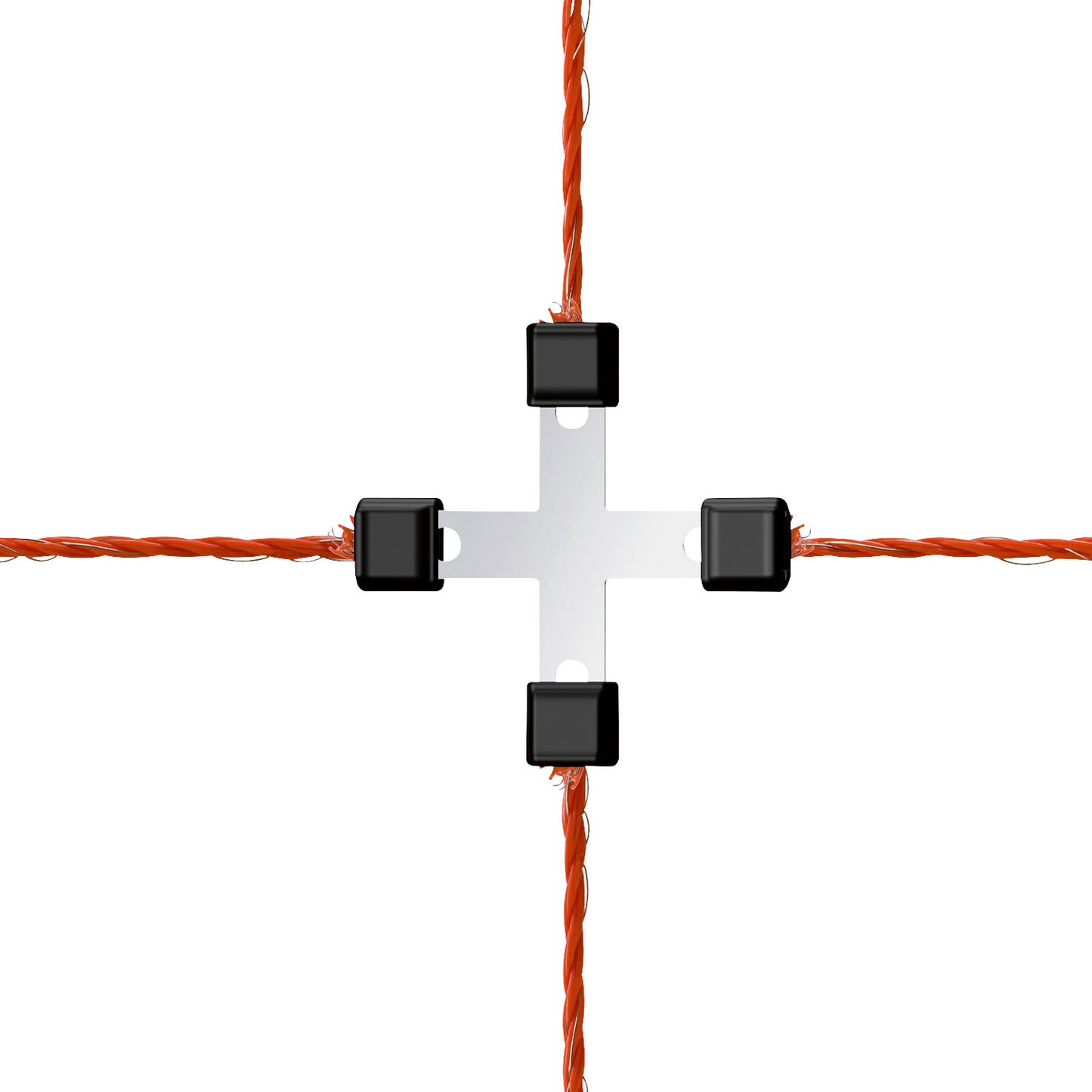 SPOJKA križna za pletenico Litzclip - do3mm (5kos)