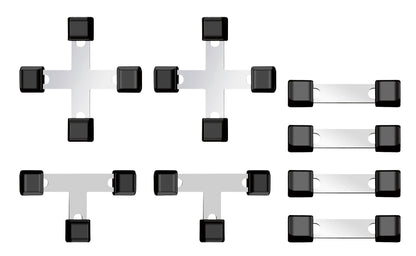 KOMPLET spojk Litzclip inox do3mm (4+2+2kos)