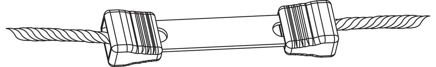 KOMPLET spojk Litzclip inox do3mm (4+2+2kos)