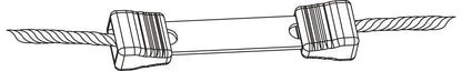 KOMPLET spojk Litzclip inox do3mm (4+2+2kos)