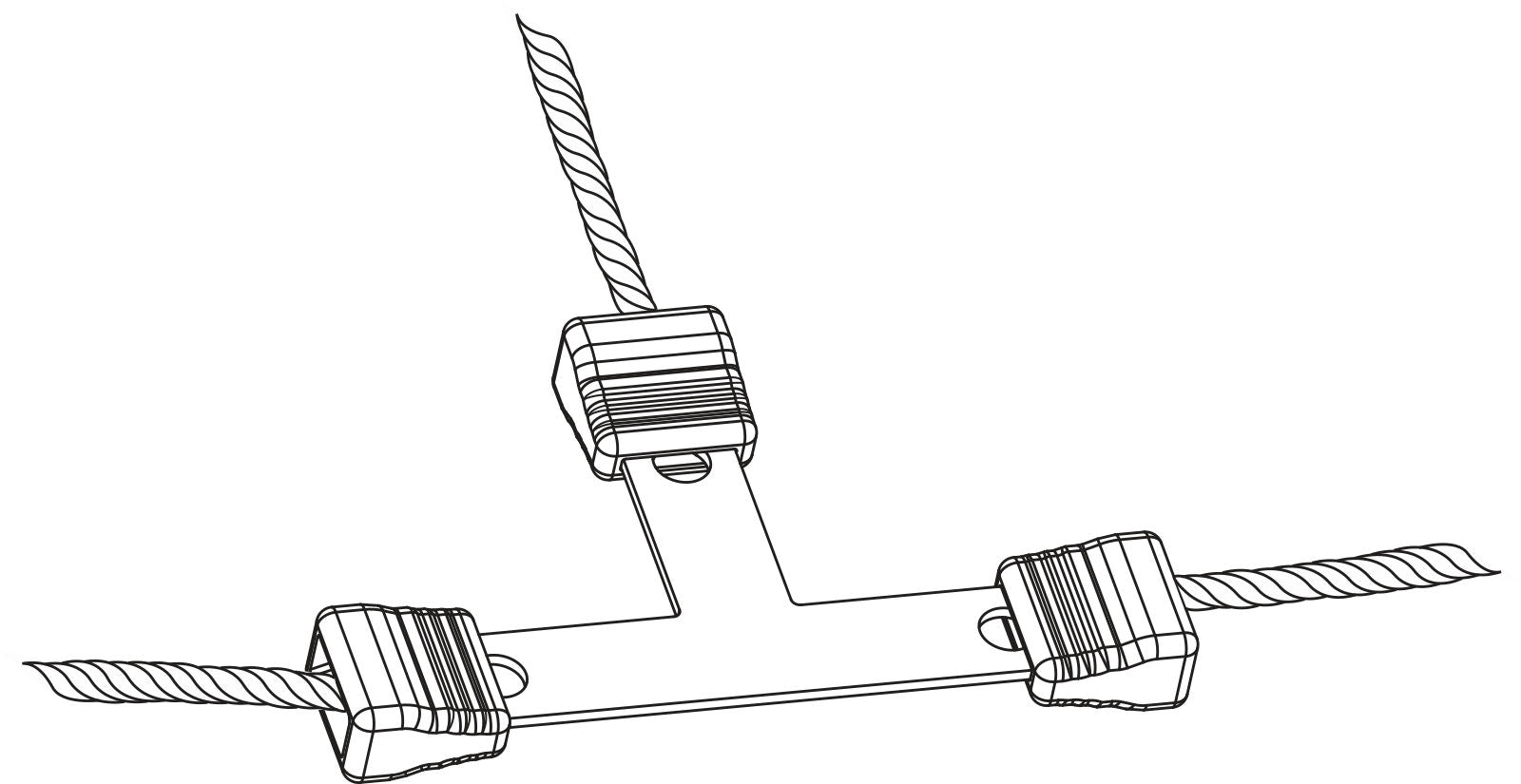 KOMPLET spojk Litzclip inox - do3mm (4+2+2kos)