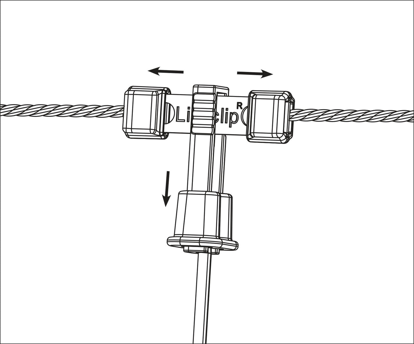 KOMPLET spojk za mreže - Litzclip (2+2+2kos)