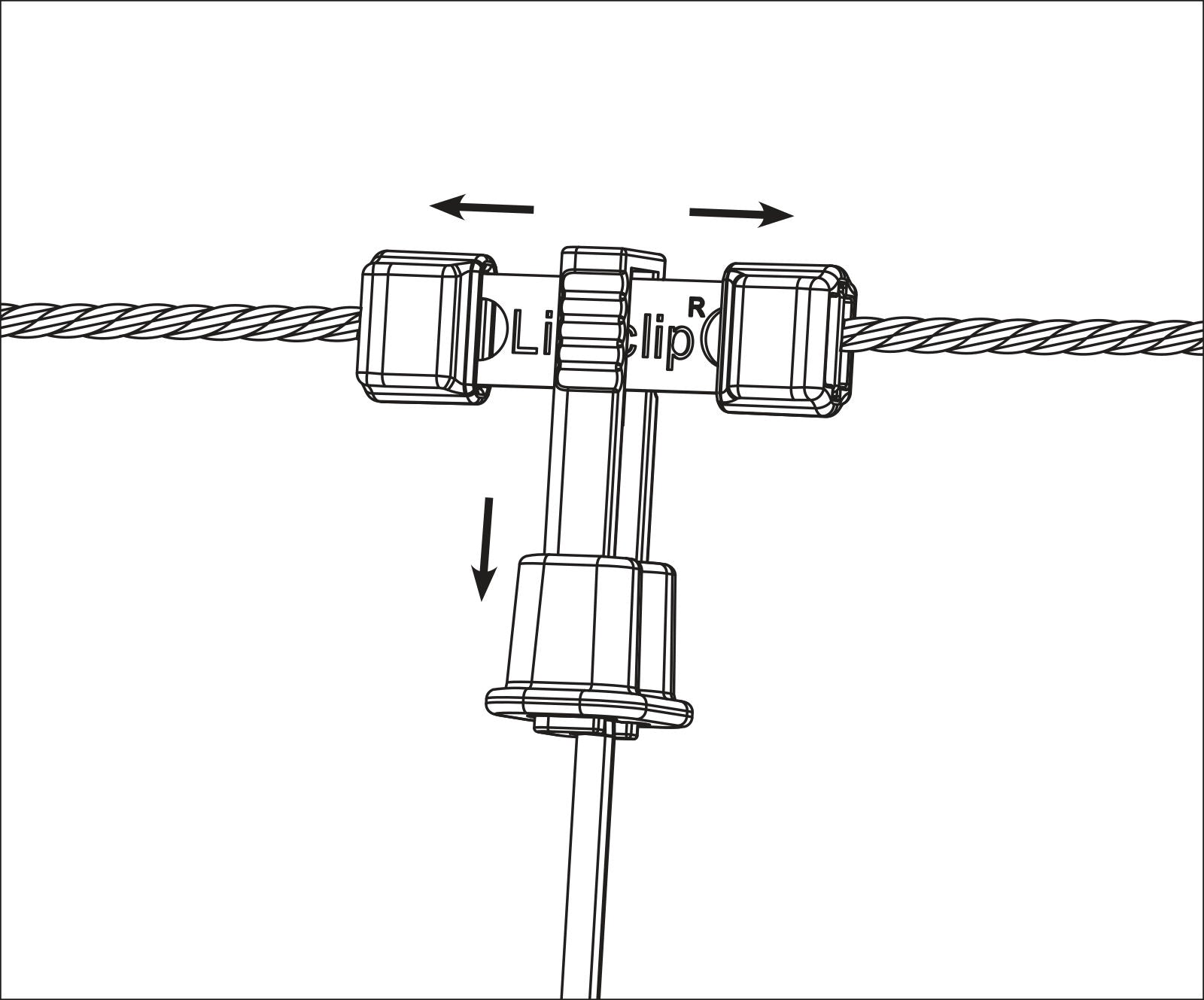 KOMPLET spojk za mreže - Litzclip (2+2+2kos)