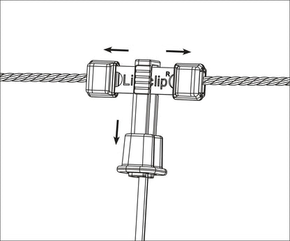KOMPLET spojk za mreže - Litzclip (2+2+2kos)