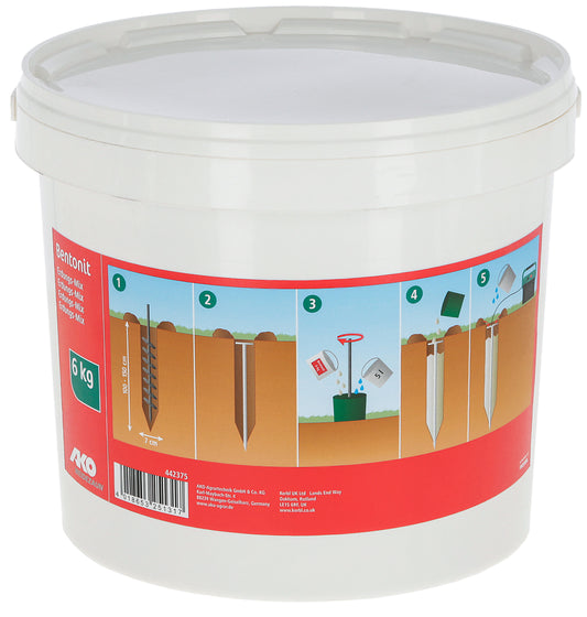 AKO ozemljitvena zmes Bentonit 6kg / vedro