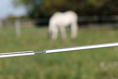TopLine Horse Wire, 200m, 6mm bela, možna elektrifikacija