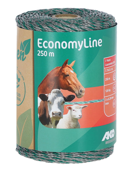 Žica EconomyLine, 250m, zeleno/siva, 3x0,2mm, recikli.