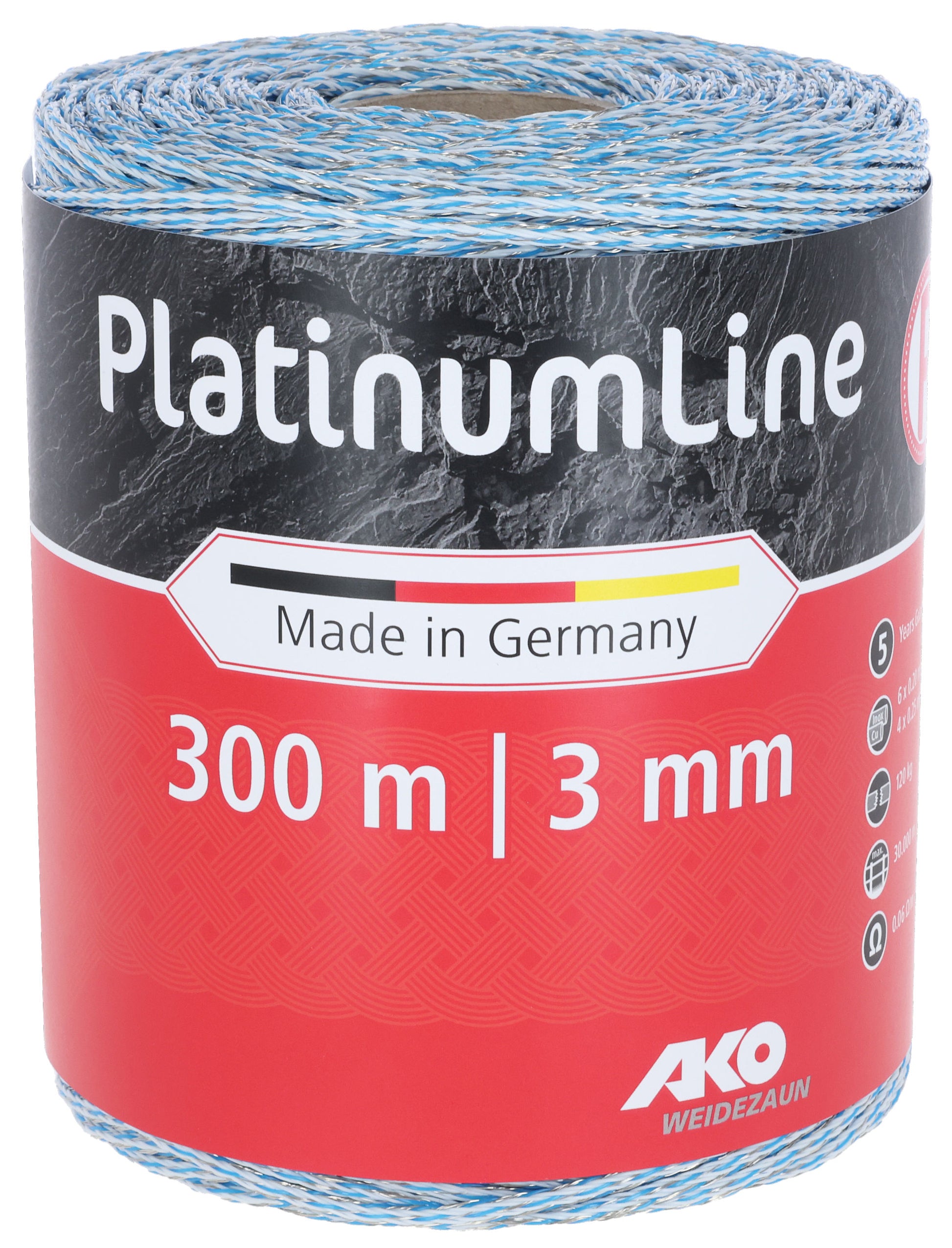 Pletena večžilna žica Platinum 300 m, 6x 0,2 nerjaveče jeklo,