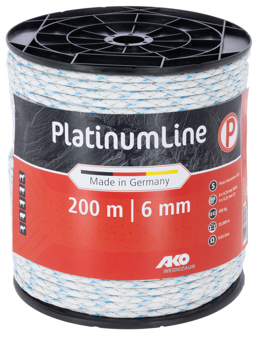 Vrv PlatinumLine, bela/modra, 200m, 8x 0,2 Niro, 4x 0,25 Cu