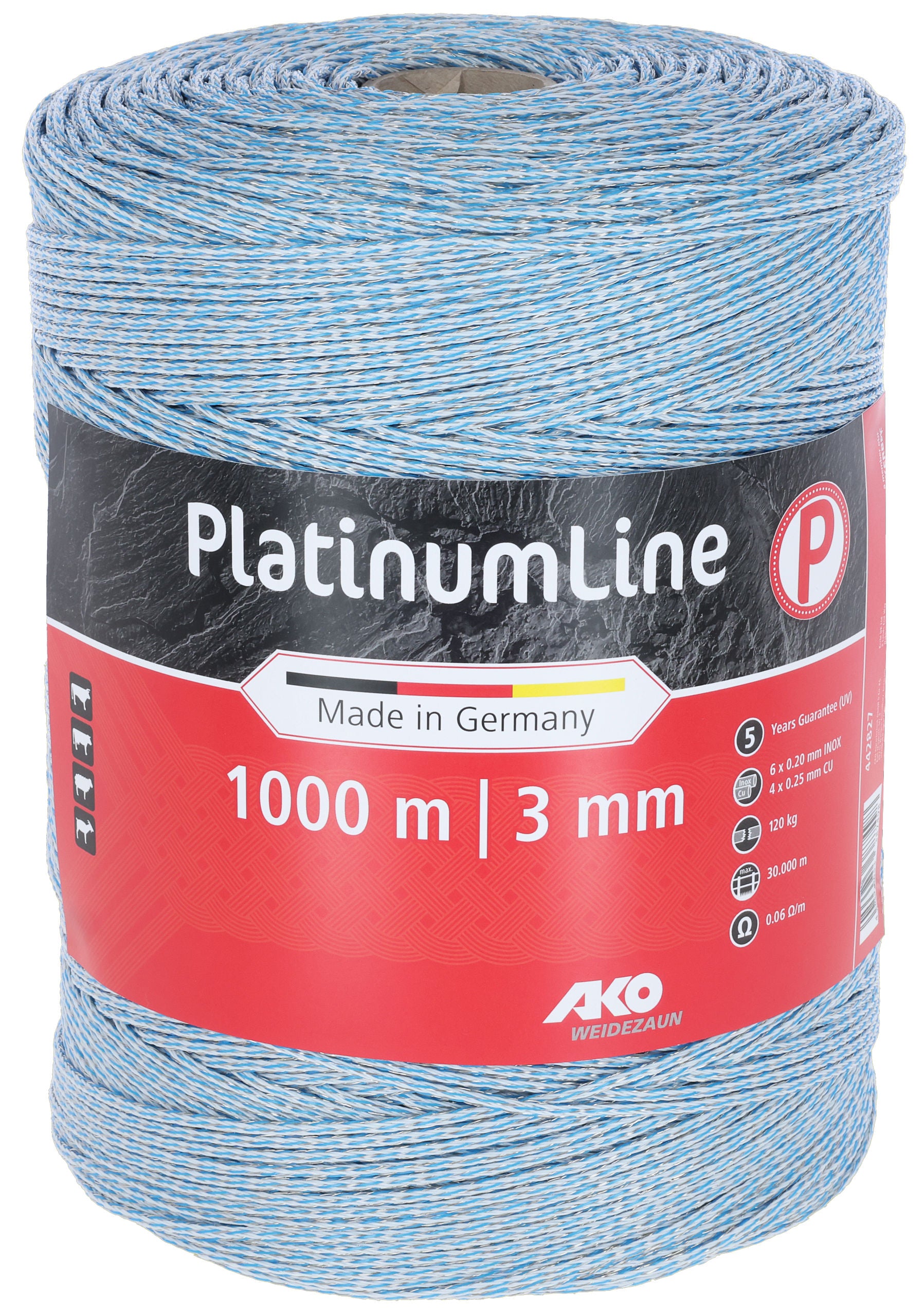 PlatinumLine pletena vrv bela/ 1000 m, 6x 0,2 Niro, 4x 0,25 C