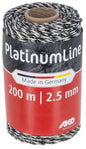 PlatinumLine žica črna/bela, 200 m, 6x 0,20 mm Niro, 3x 0,2