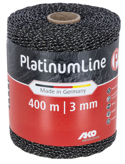 PlatinumLine pletena žica črna 400 m, 6x 0,20 mm Niro, 3x 0,2