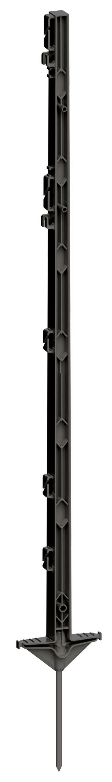Plasticni steber, 105cm, bel z dvojno stopnicko.