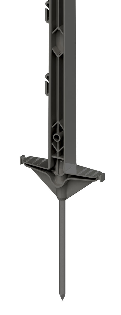 Plasticni steber, 105cm, bel z dvojno stopnicko.