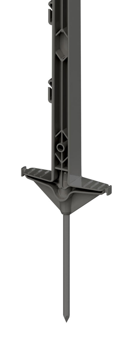 Plasticni steber, 105cm, bel z dvojno stopnicko.