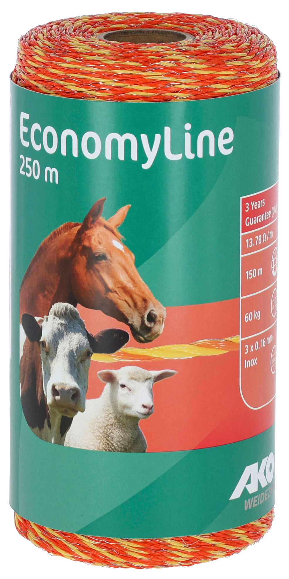 ŽICA ECONOMY oranž 3×0,16 (40kg) - 250m