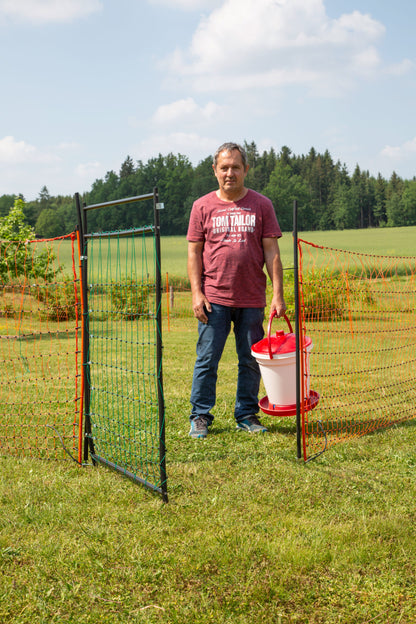 Vrata za mreže elek. ograj, om za mreže višine 106cm
