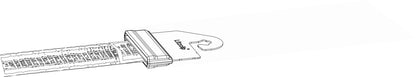 ROCKA za ograjo - s prikljuckom Litzclip inox-40mm