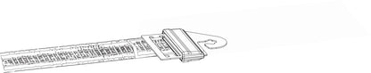 ROCKA za ograjo - s prikljuckom Litzclip inox-40mm