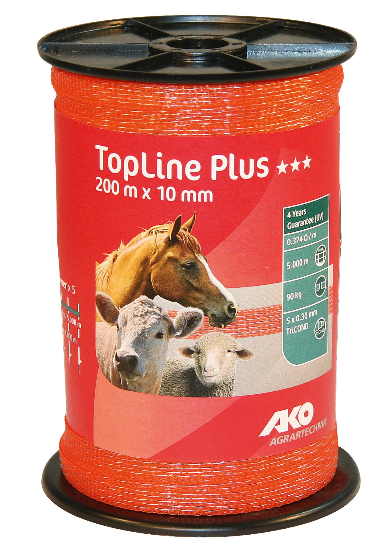 TRAK 10mm TOP oranž (90kg) 200m