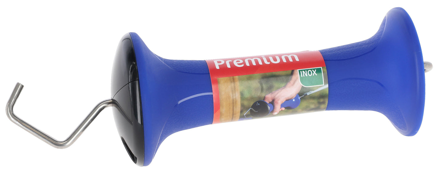Premium rocka za ograjo, modra Niro kavelj, pokrov privit