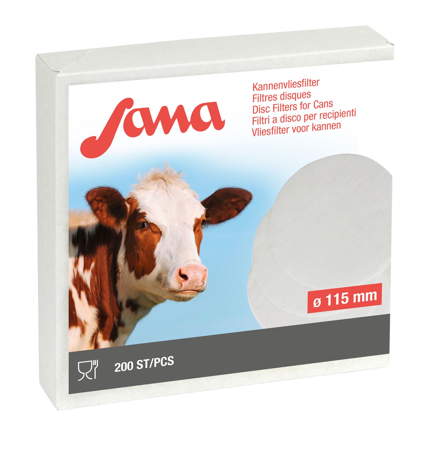 FILTER za vedro Sana- 115mm (200kos)