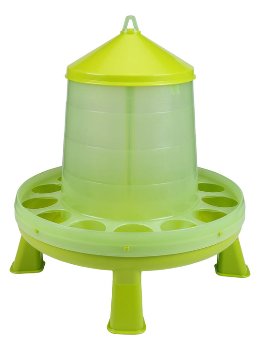KRMILNIK za perutnino z nog. 12kg - zelen