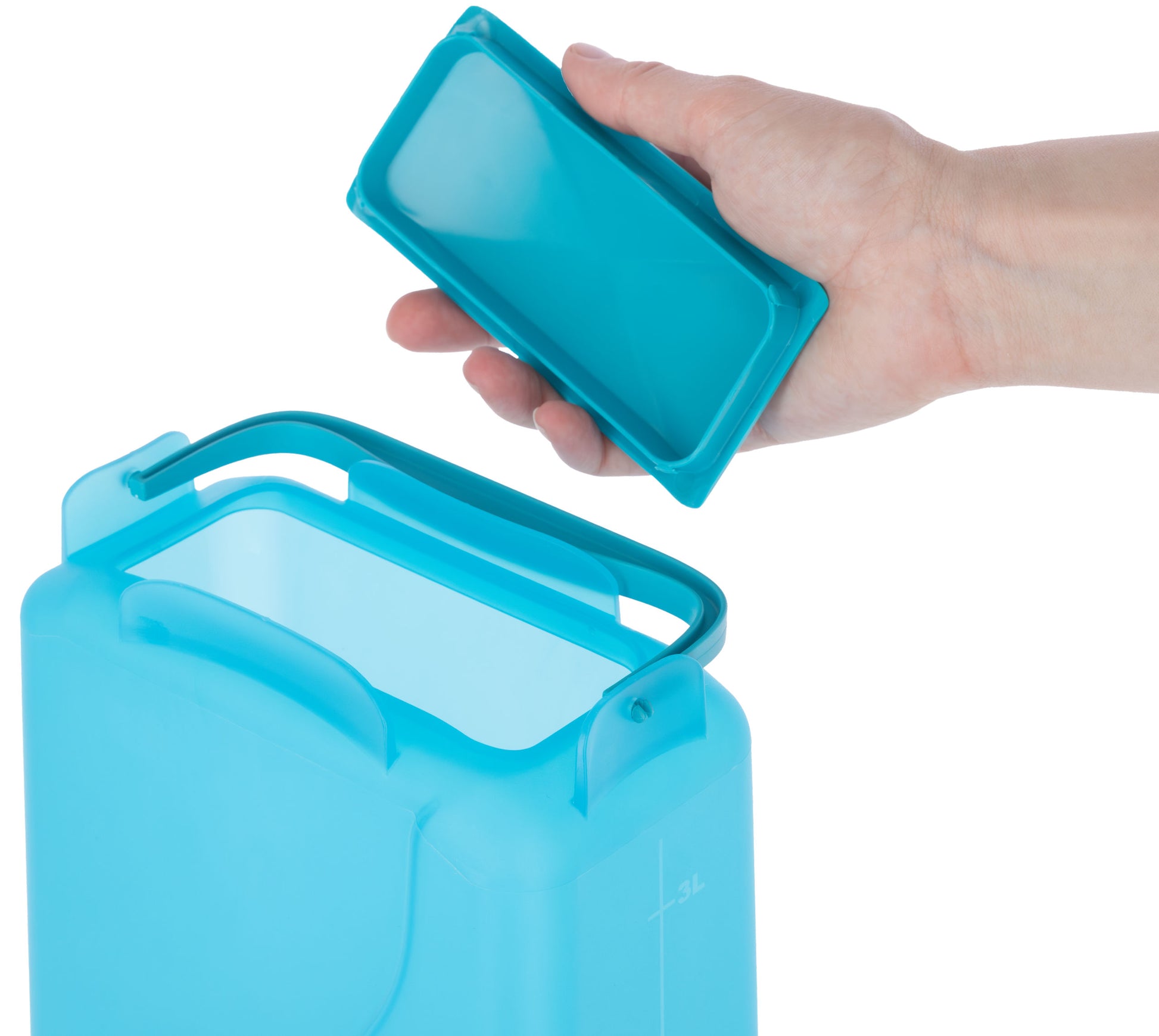 Avtomatski podajalnik 3,5 l mo pravokotna, plastična