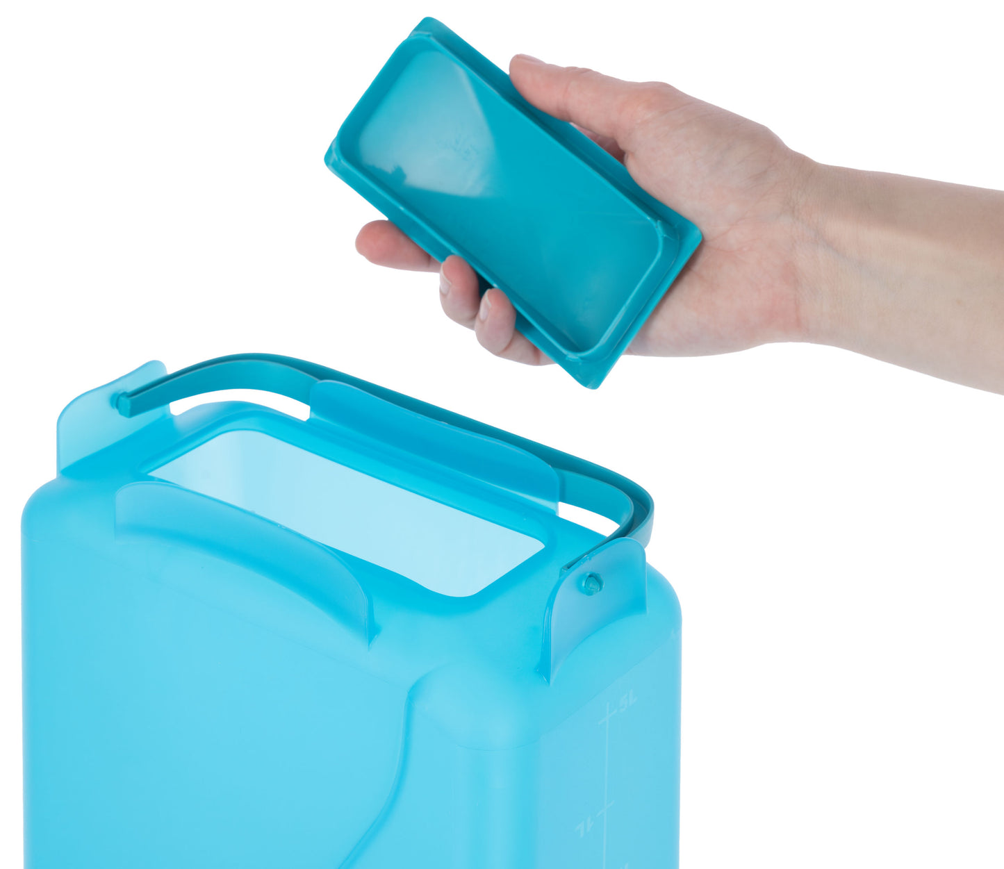 Avtomatski podajalnik 5,5l mod pravokotna, plastična