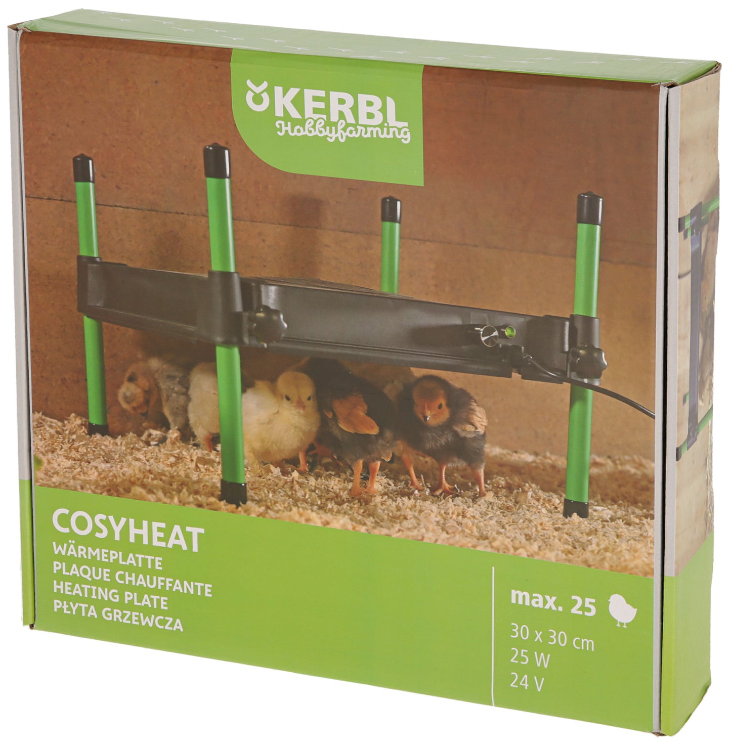 Grelna plošca CosyHeat, 30x30 cm 24 V, integriran termostat
