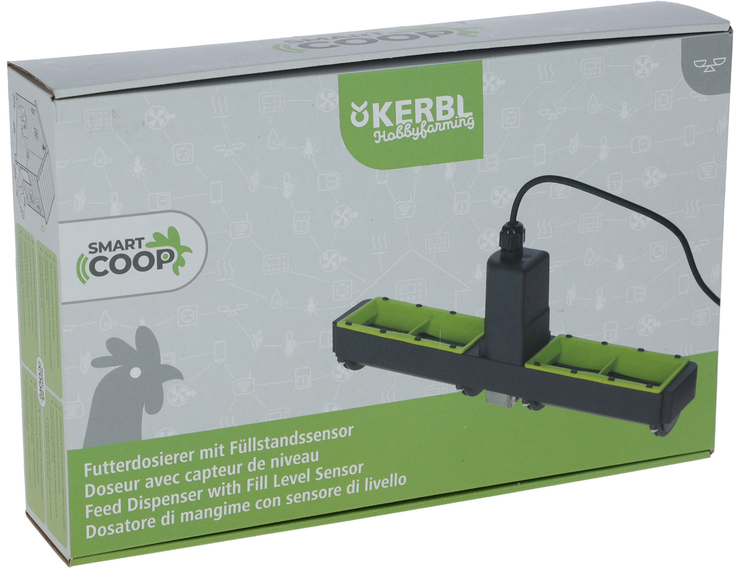SmartCoop dozirnik hrane s senzorjem nivoja