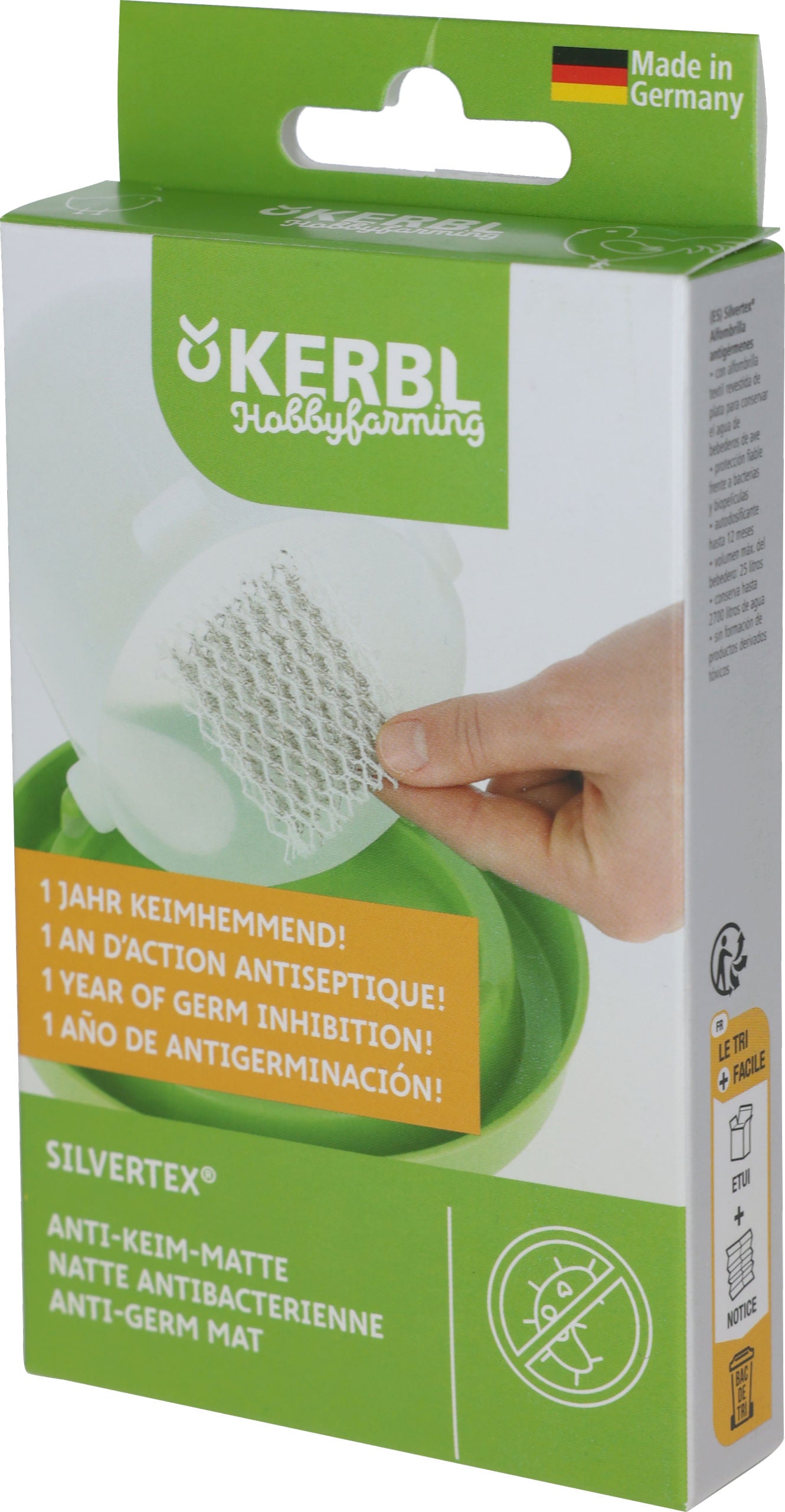 silvertex® antibakterijska pod za Napajalnike za perutnino do