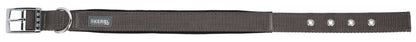 MIAMI PLUS najlonski ovratnik siv, 33-39cm/20mm