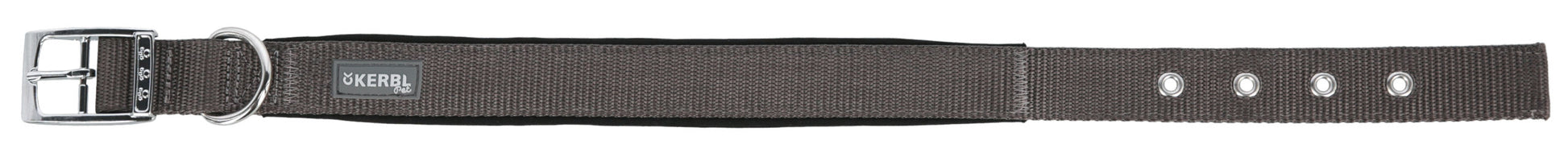 MIAMI PLUS najlonski ovratnik siv, 53-61cm/38mm