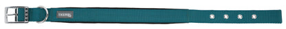 MIAMI PLUS najlonski ovratnik petrol, 38-46cm/25mm