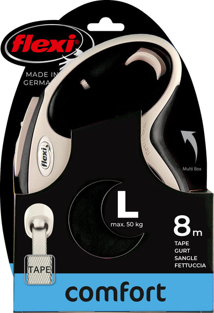 POVODEC Flexi New Comfort- Tape L 8m/50kg - crn