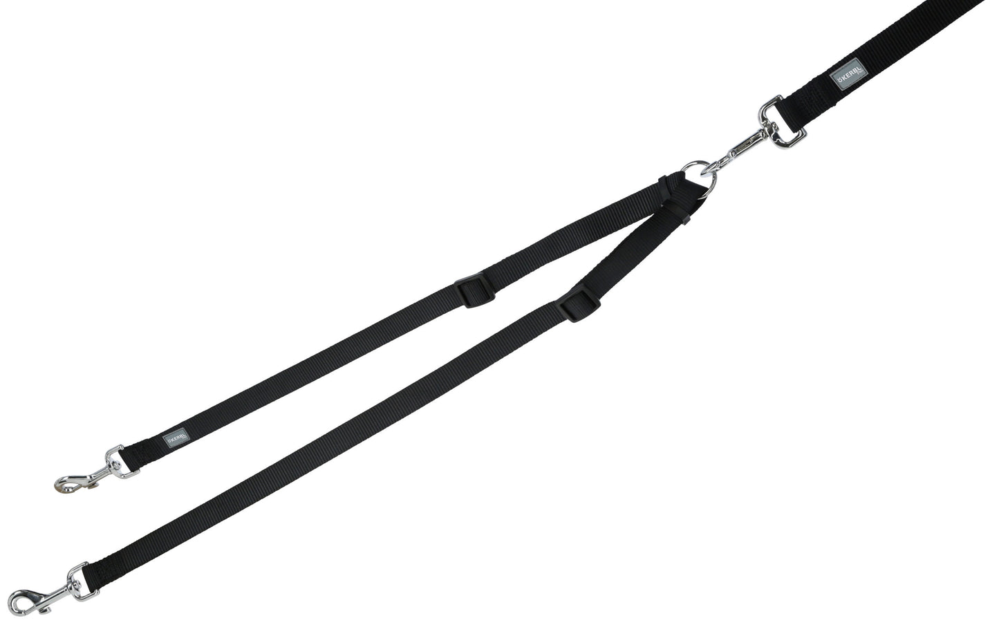 POVODEC Miami dvojni 40-70cm/20mm - crn